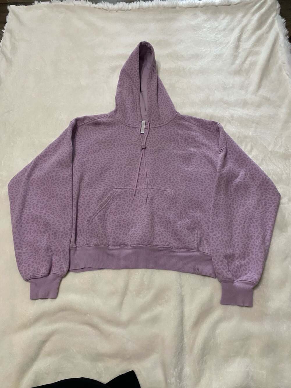 Fabletics Forever Fleece Purple Animal Print